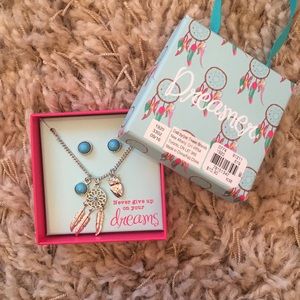 Dreamcatcher Necklace and Earring Set